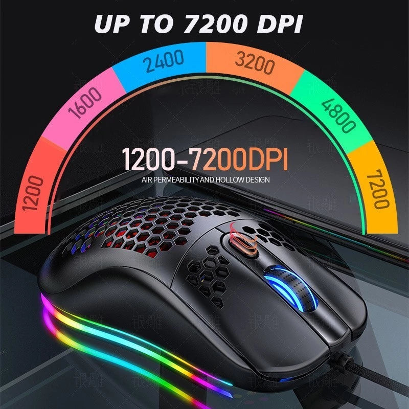 Zeus MR‑002 Beez‑Hive Wired Gaming Mouse
