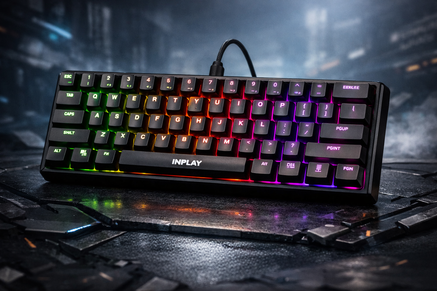 Inplay BK680 RGB Gaming Keyboard | Black