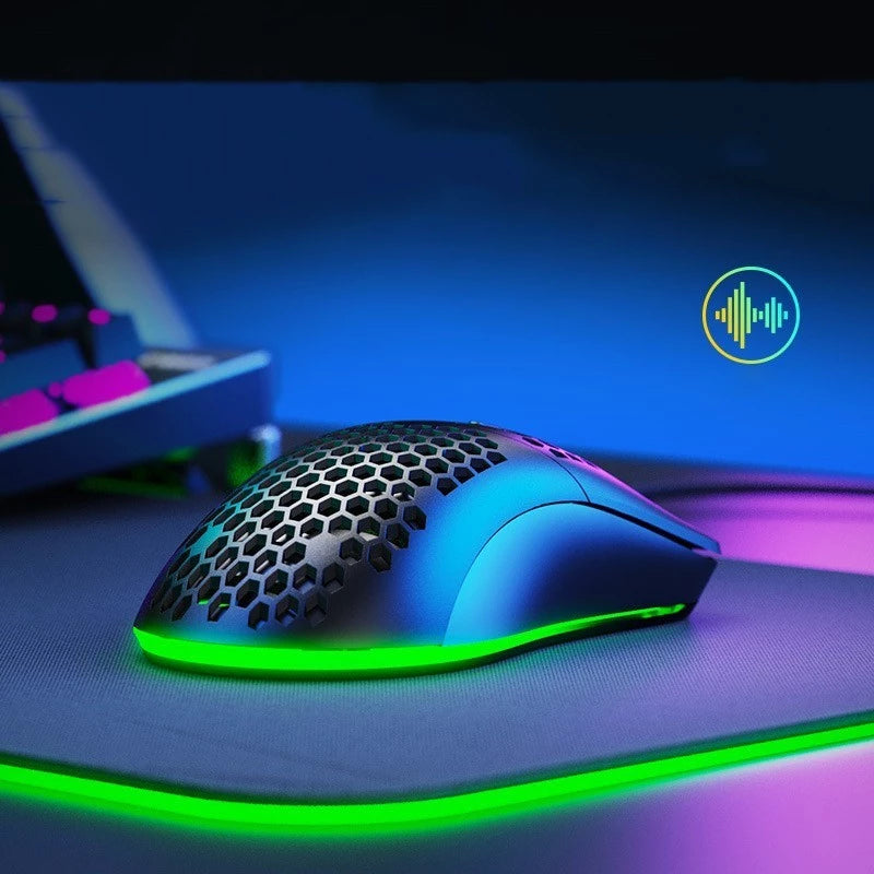 Zeus MR‑002 Beez‑Hive Wired Gaming Mouse